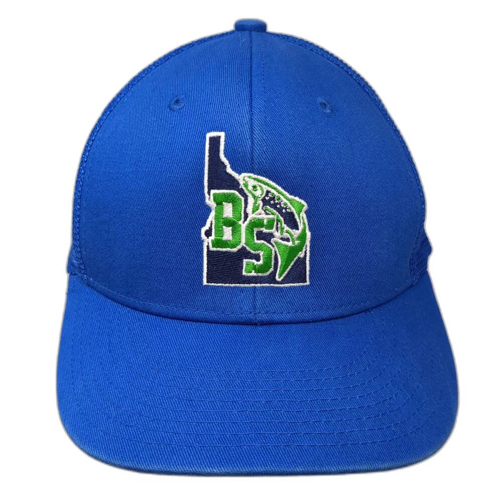 Champro Trucker Hat Blue One Size Adjustable Idaho State Fish Embroidered Logo